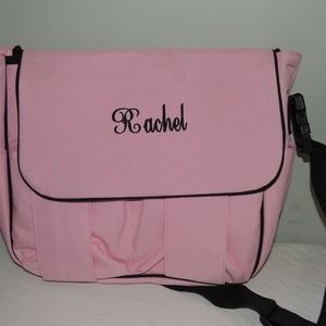 "Rachel" Monogrammed diaper bag - NEW